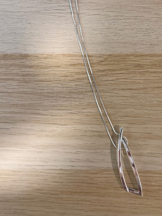 Brighton Jewelry - Brighton Silver Tone Double Drop Pendant Necklace